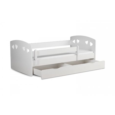 Babybett 60x120 Kocot Kids Victor - Weiß und Eiche