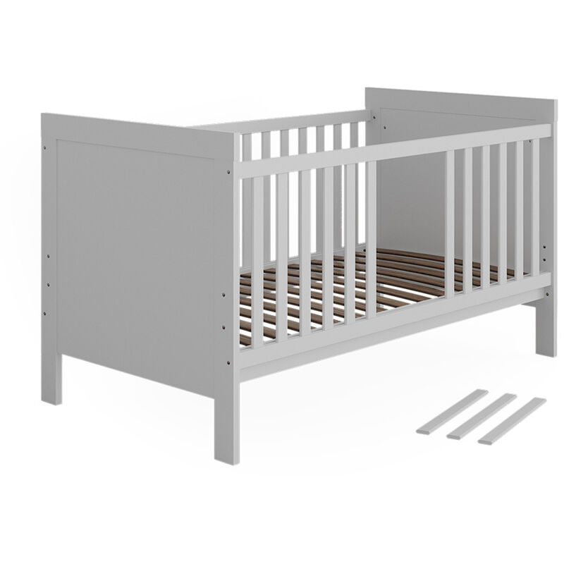 Babybett Ajaton, Weiß, 144.4 X 83 Cm Vitalispa