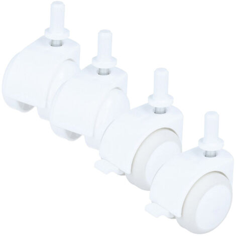 Babybetträder - weiß 4er Set