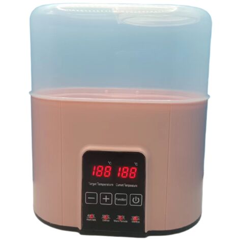 Babyflaschenwärmer, Babyflaschendesinfektion mit LCD-Display, Auftaufunktion, Timer, konstante Temperatur