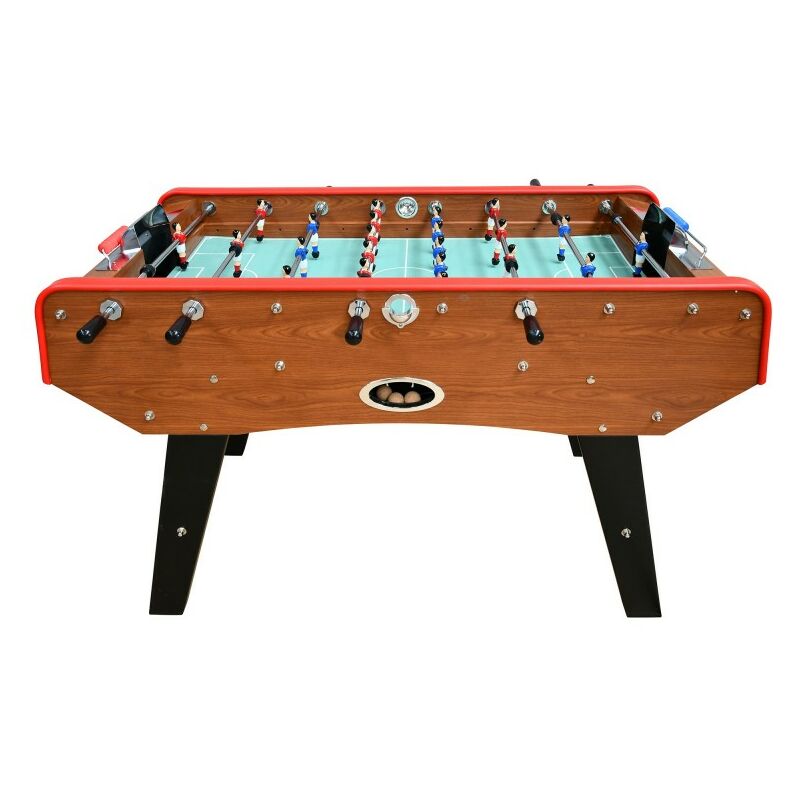 

Futbolín de Bar Bistrot con barras telescopicas y pelotas de corcho 151 x 77 x 91 cm - Marrón