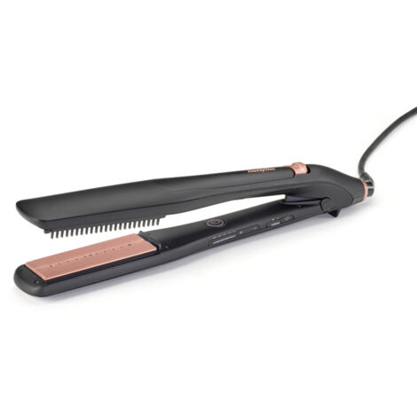 Babyliss Piastra Capelli Babyliss St596e Steam Radiance Black E Rose Gold
