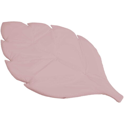 Babymatte Blatt Altrosa