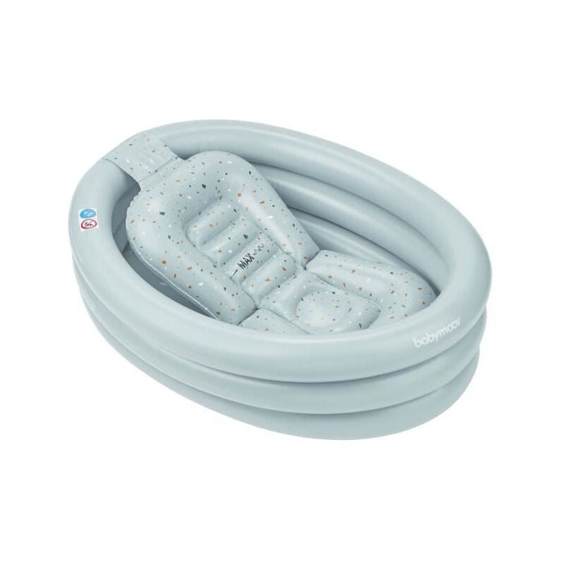 Babymoov Baignoire Gonflable AQUADOTS avec transat amovible, des la naissance