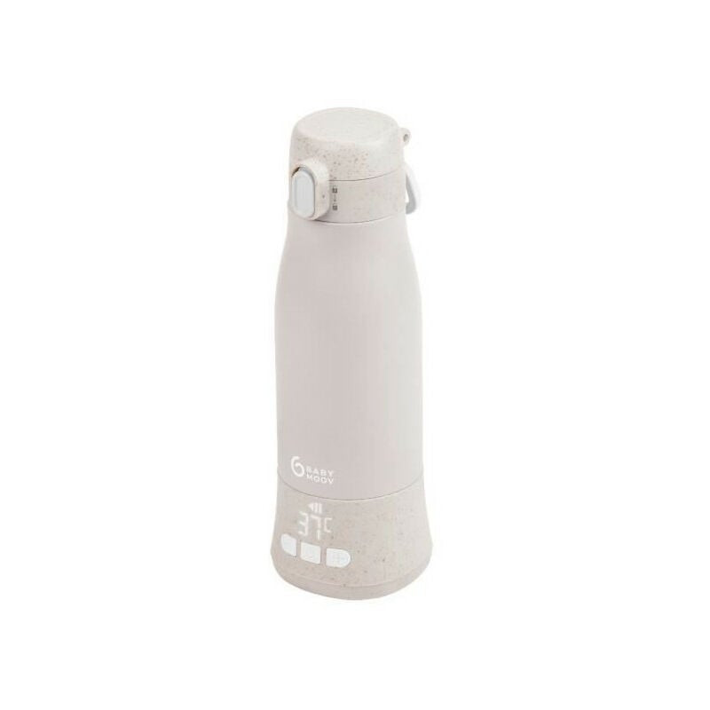 Baby Moov - babymoov Chauffe-biberon normade Moov & Feed, 340ml, minéral beige