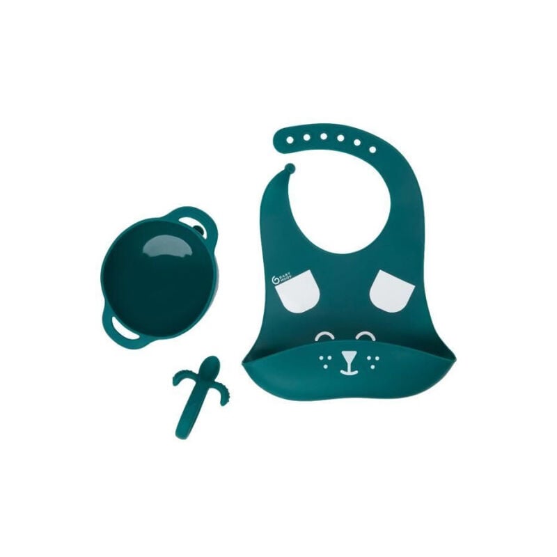 Baby Moov - Babymoov Coffret repas 6-12 mois 3 pieces, first'isy Chien Bleu