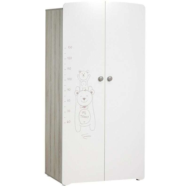 Armoire Teddy 2 portes babyprice - color