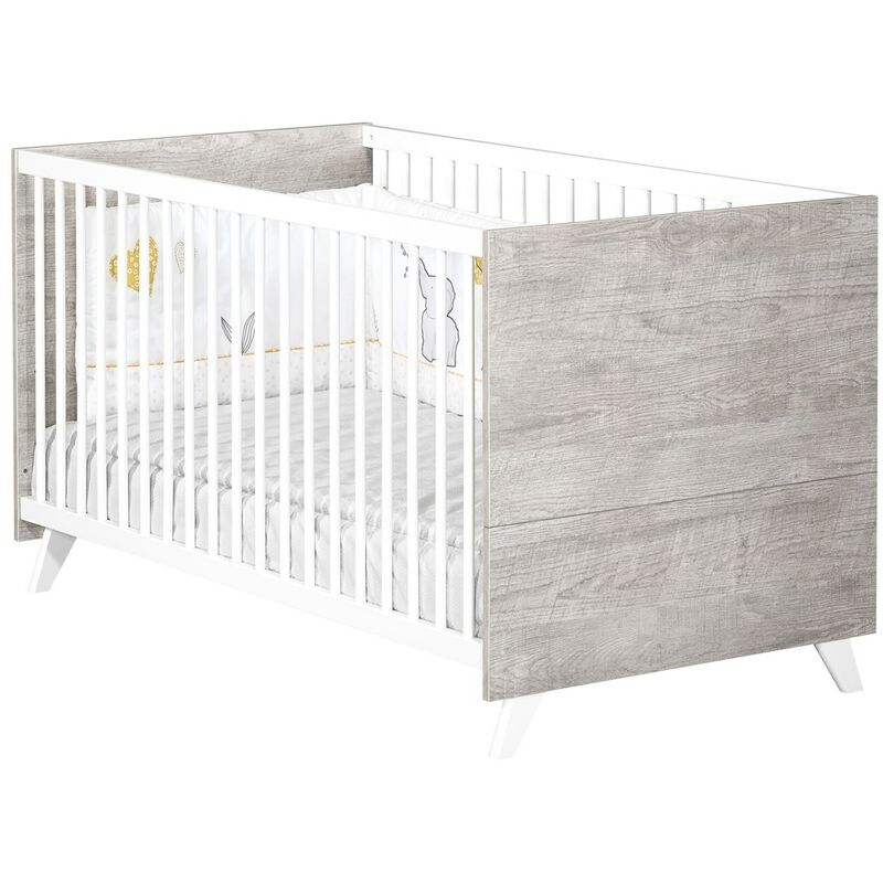 Les Tendances - Lit évolutif Scandi gris 140x70cm babyprice - color