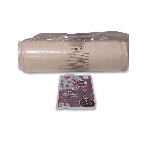 BABYSOM - Matelas Bio Coton - 60x120x12cm - Densité 23kg/m3 - Déhoussable et Certipur - Neuf - Voir photos