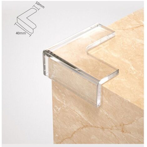 Babytisch 16-teilig, Tisch- und Möbeleckenschutz, Schutzwinkel Bebe, transparent, 4010 mm  FLITI