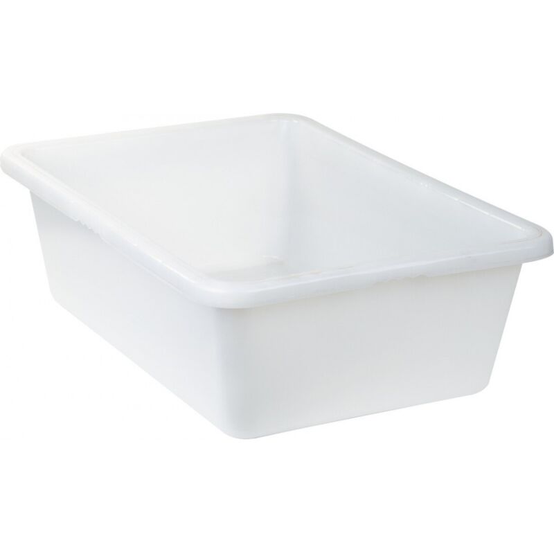 Bac alimentaire professionnel gradué rectangulaire en plastique 50L