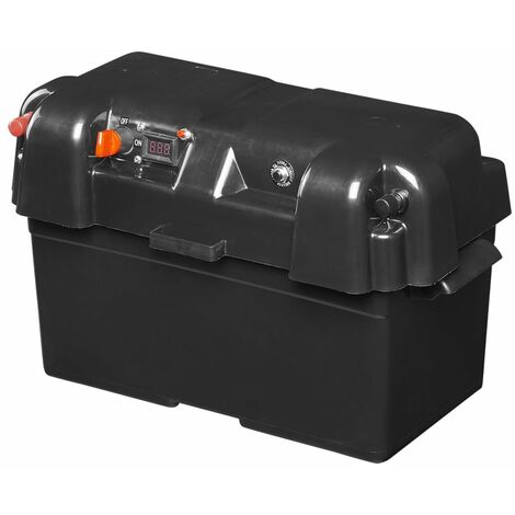 Bac à batterie avec USB et voltmètre 35x18x20 cm ProPlus