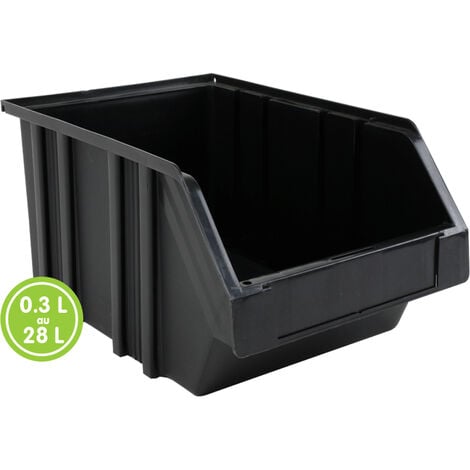 Bac à Bec Eco Concept Noir PVC - 100% Recyclé - Novap® 2L