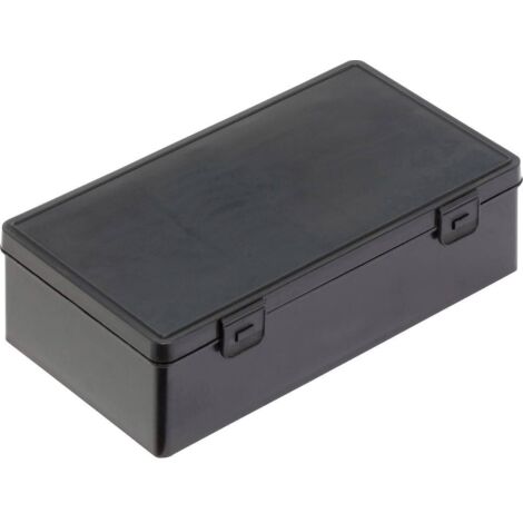 BAC À CHARNIÈRE ESD ALUTEC 2212.060 (L X H X P) 225 X 60 X 125 MM NOIR 1 PC(S)