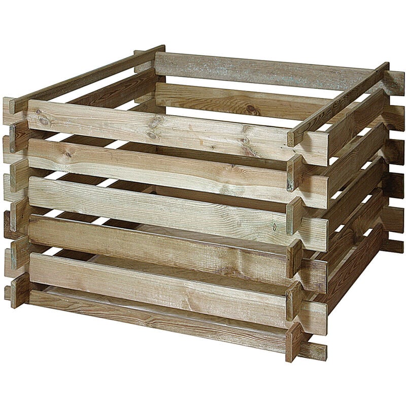 Composteur en bois Primo - Marron