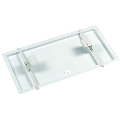 Bac à condensat PVC 790 x 390 x 30 mm – Récupération efficace des condensats – Fixation pour unité extérieure – Climaconcept