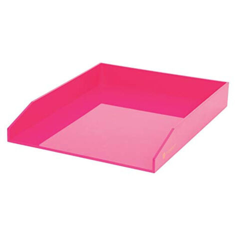 Bac à courrier Generation FORAY - Rose - Organiseur de bureau A4