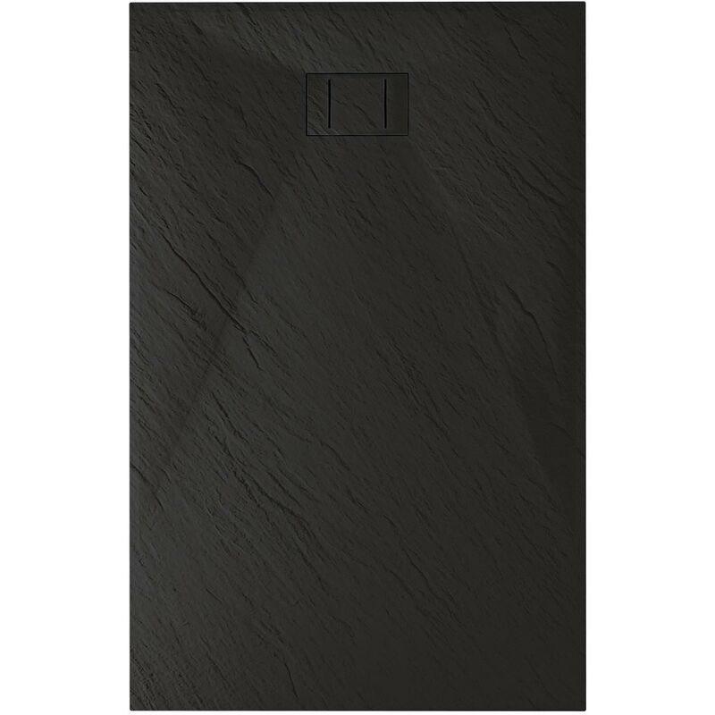 Bac à douche anthracite effet pierre mod. Blend 90X160 cm rectangulaire