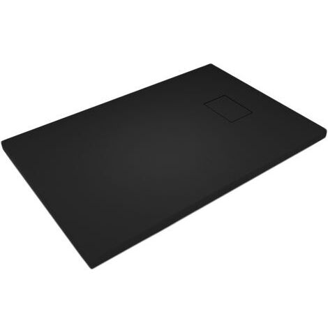 Bac à douche anthracite effet pierre rectangulaire en smc mod. Strong 70x110 cm