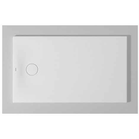Bac à douche DU Tempano. rectangle 1200x700mm. Blanc. Antidérapant