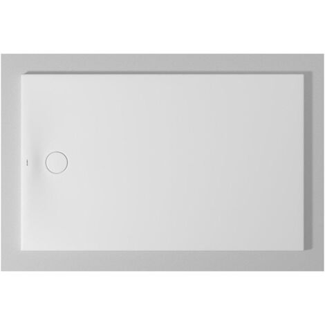 Bac à douche DU Tempano. rectangle 1600x1000mm. Blanc. Antidérapant