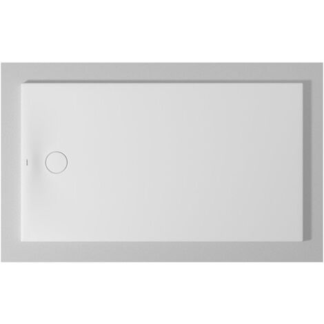 Bac à douche DU Tempano. rectangle 1600x900mm. Blanc. Antidérapant