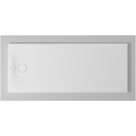 Bac à douche DU Tempano. rectangle 1700x700mm. Blanc. Antidérapant