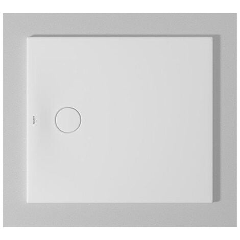 Bac à douche DU Tempano. rectangle 900x800mm. Blanc. Antidérapant