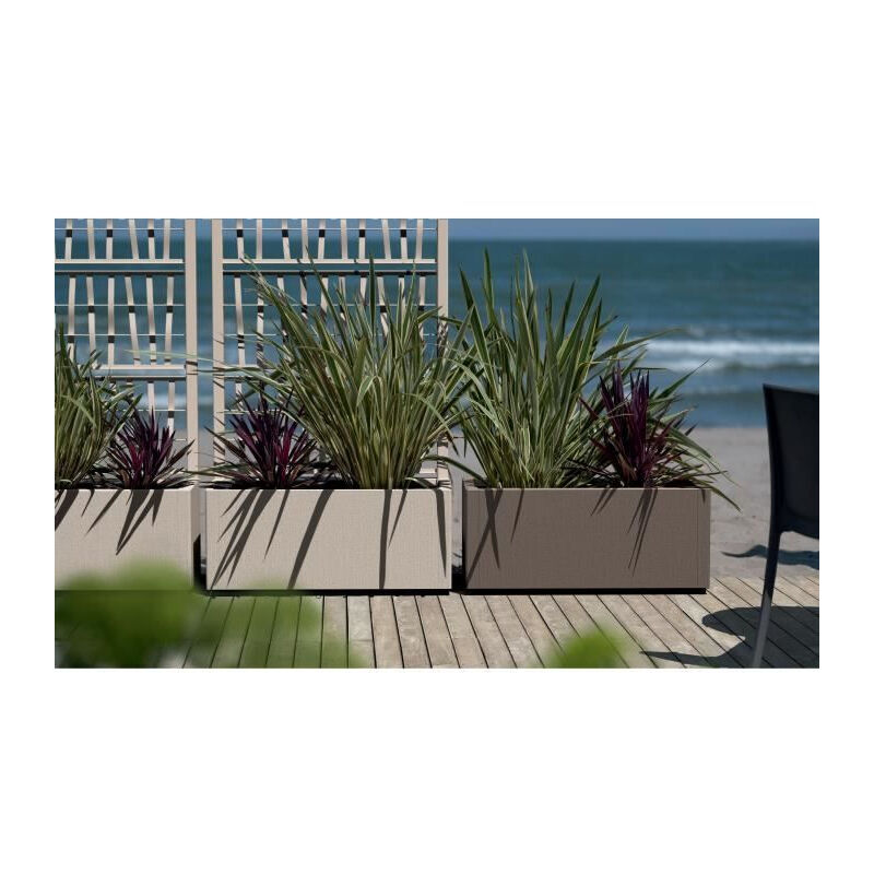 Bac a fleur ethica rectangulaire 80 cm vert Starwax