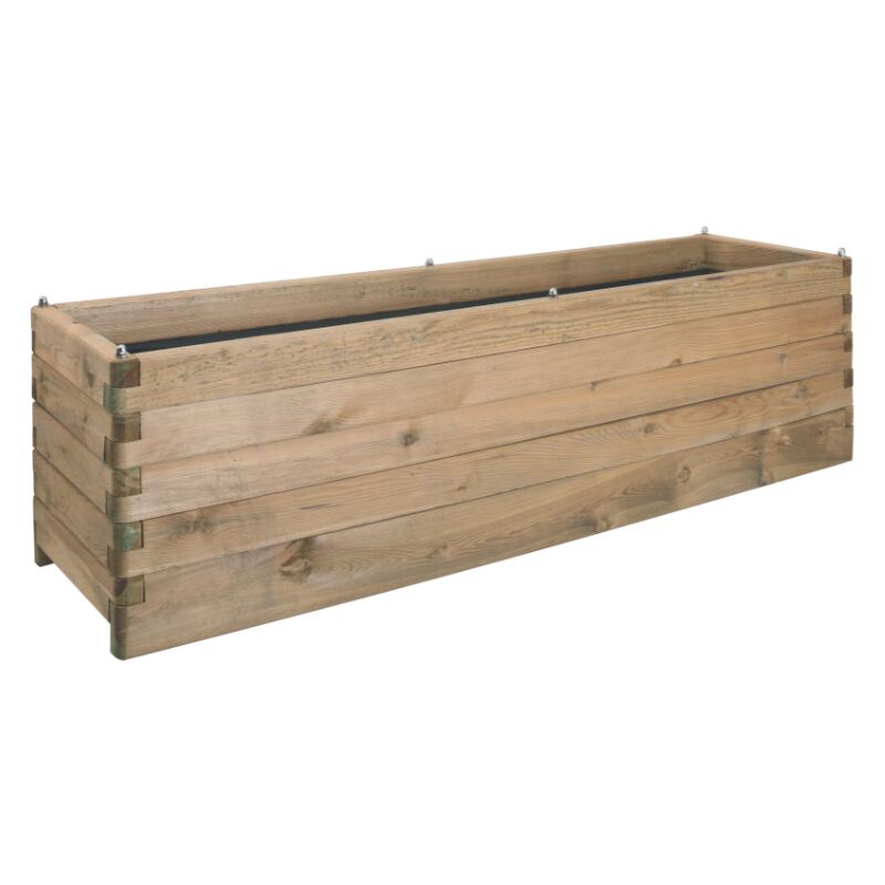 Bac à fleurs en bois olea 252L