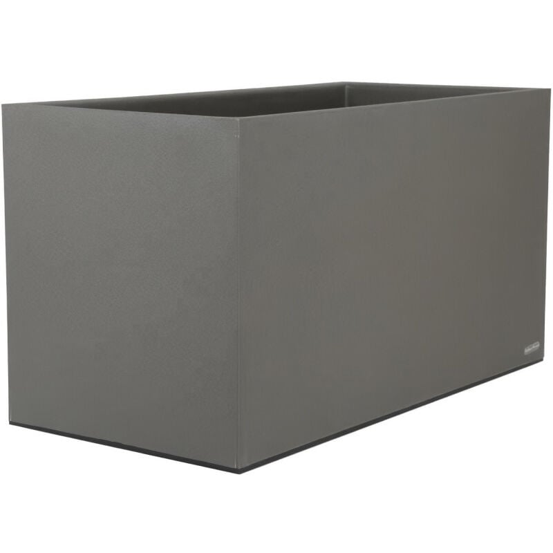 Bac a fleurs granit - 60x30 cm - Gris