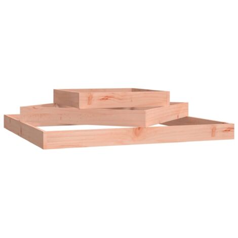 Bac à fleurs - Jardinière pour extérieur/intérieur jardin terrasse balcon - 112x112x27 cm Bois de douglas massif Chic-362785