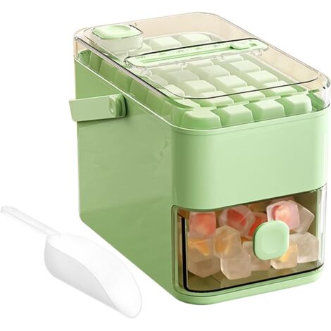 Bac à glace grande capacité – 21×13×15 cm, couvercle, refroidissement rapide
