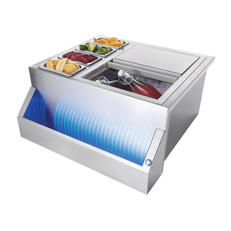 Napoleon - Bac à glaces avec compartiments pour cuisine d'extérieur