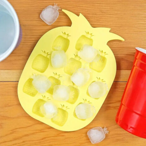 Bac à Glaçons Ananas en Silicone – Moule Original pour Glaçons Fantaisie, Cocktails et Boissons Fraîches