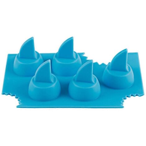 Bac à glaçons en silicone en forme d'aileron de requin pour congélateur (1 pièce)