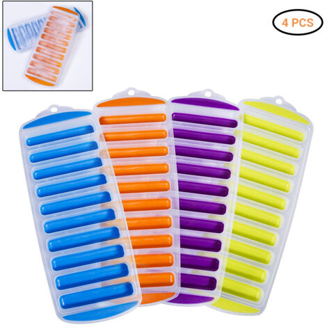 Bac à glaçons en silicone pour bouteilles d'eau, moule à bâtonnets de glace facile à démouler pour sport et boissons fraîches