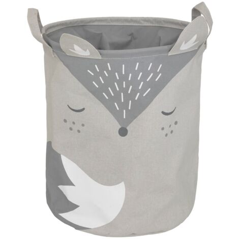 Atmosphera - Bac à jouet Renard - tissu H50 cm Atmosphera - Bac à jouet Renard - tissu H50 cm