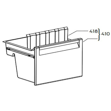 BAC A LEGUMES NEUTRE POUR REFRIGERATEUR   ARTHUR MARTIN - 226542624
