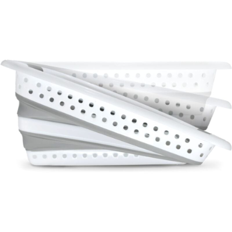 Bac à linge compact retractable Venteo pliable - 40L - 60x44x25