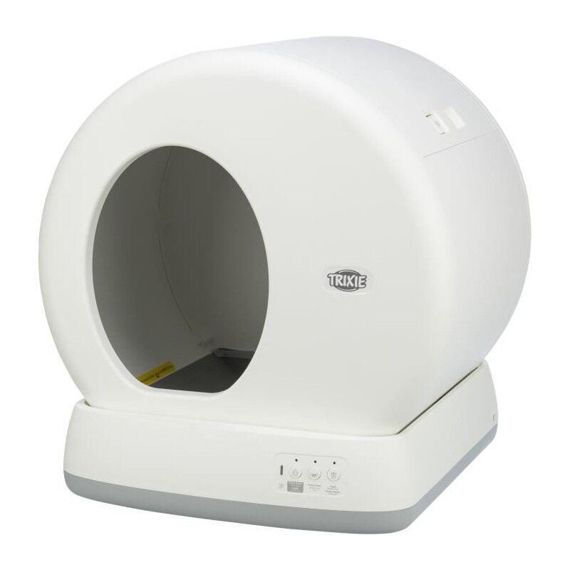 Trixie - Bac a litiere Auto-nettoyant - Plastique - 53 × 55,5 × 52 cm - Blanc