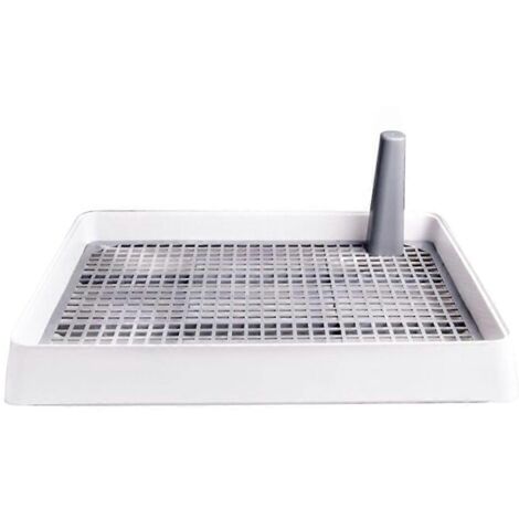 Bac à litière pour chien avec parois en filet, bac d'apprentissage de la propreté, bac pour tapis d'apprentissage de la propreté
