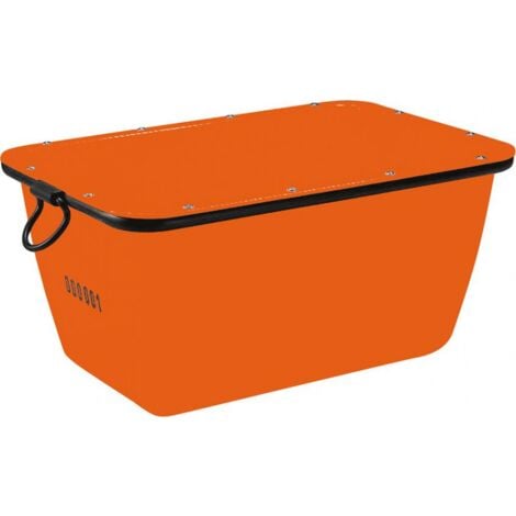 Bac à mortier 200 L, orange grutables
