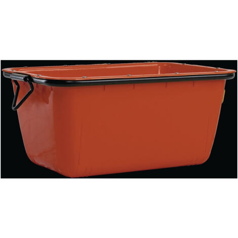 Bac à mortier 200 l rouge