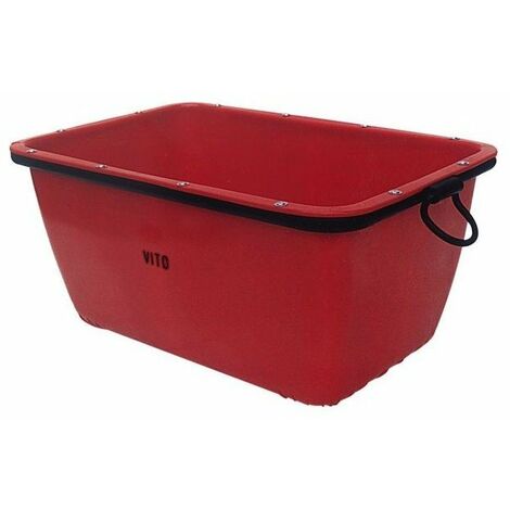 Bac a mortier rectangulaire 200 l
