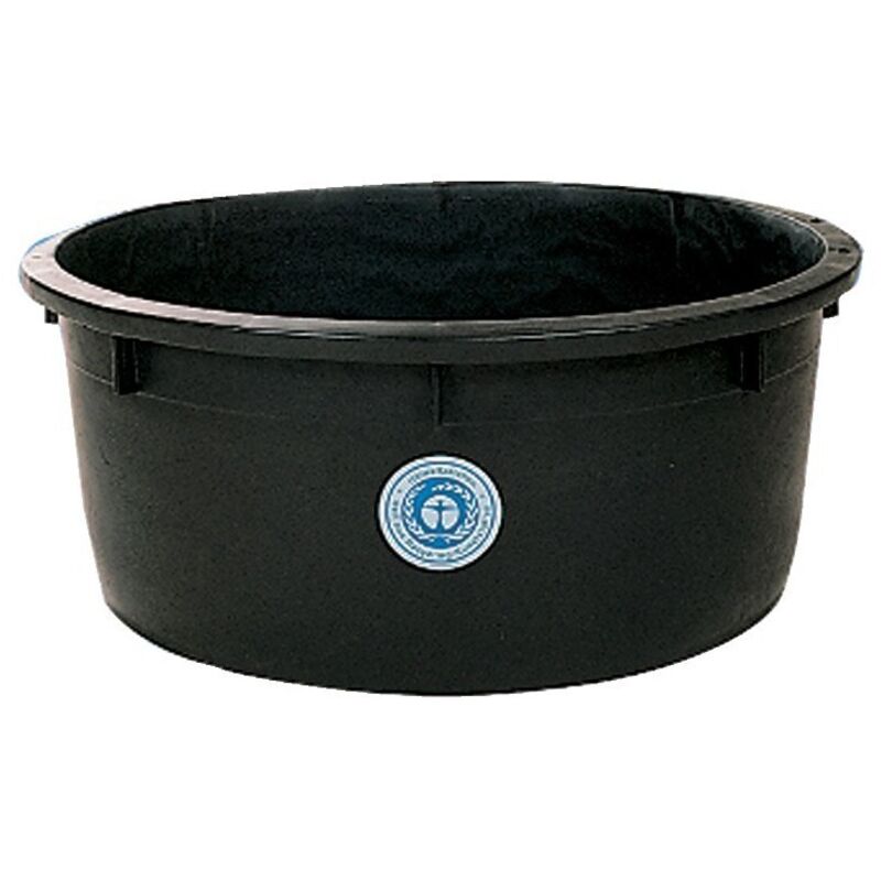 Bac à mortier rond noir 120 l