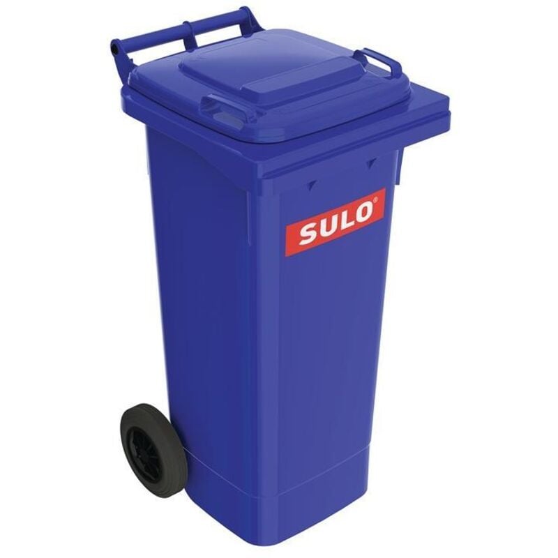 Sulo - Bac à ordures 80 l hdpe bleu mobile, selon en 840
