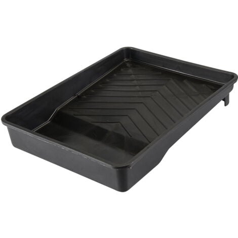 SILVERLINE Bac à peinture en polypropylène noir ultrarésistant - 230 mm
