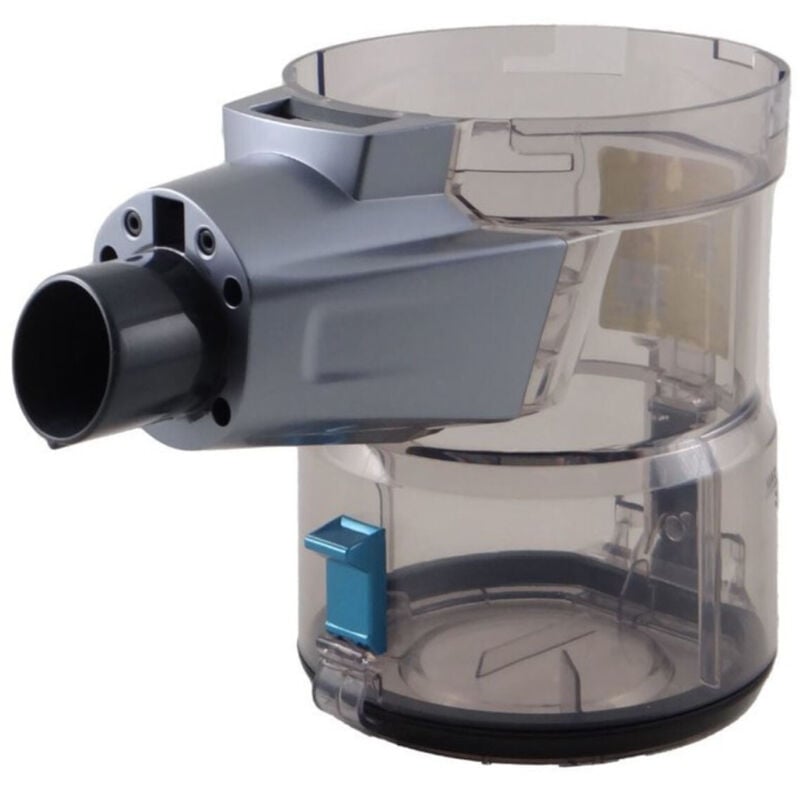 Bac à poussière bleu