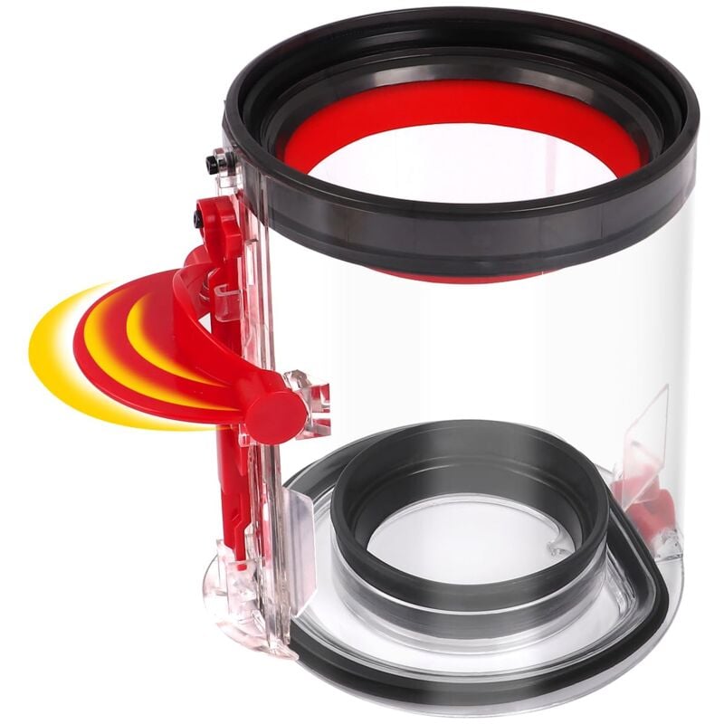 Bac à poussière de remplacement pour Dyson V10 aspirateur-traîneau/bac à poussière, petit bac compatible avec Dyson Part No.969509-02